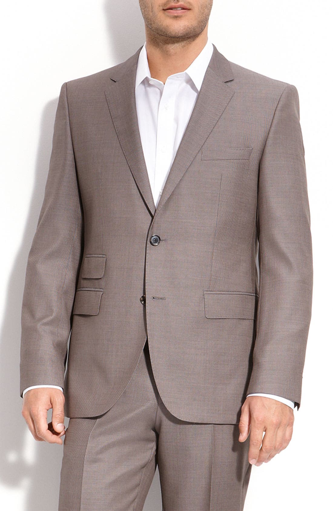 BOSS Black 'The Sweet' Taupe Wool Suit Nordstrom