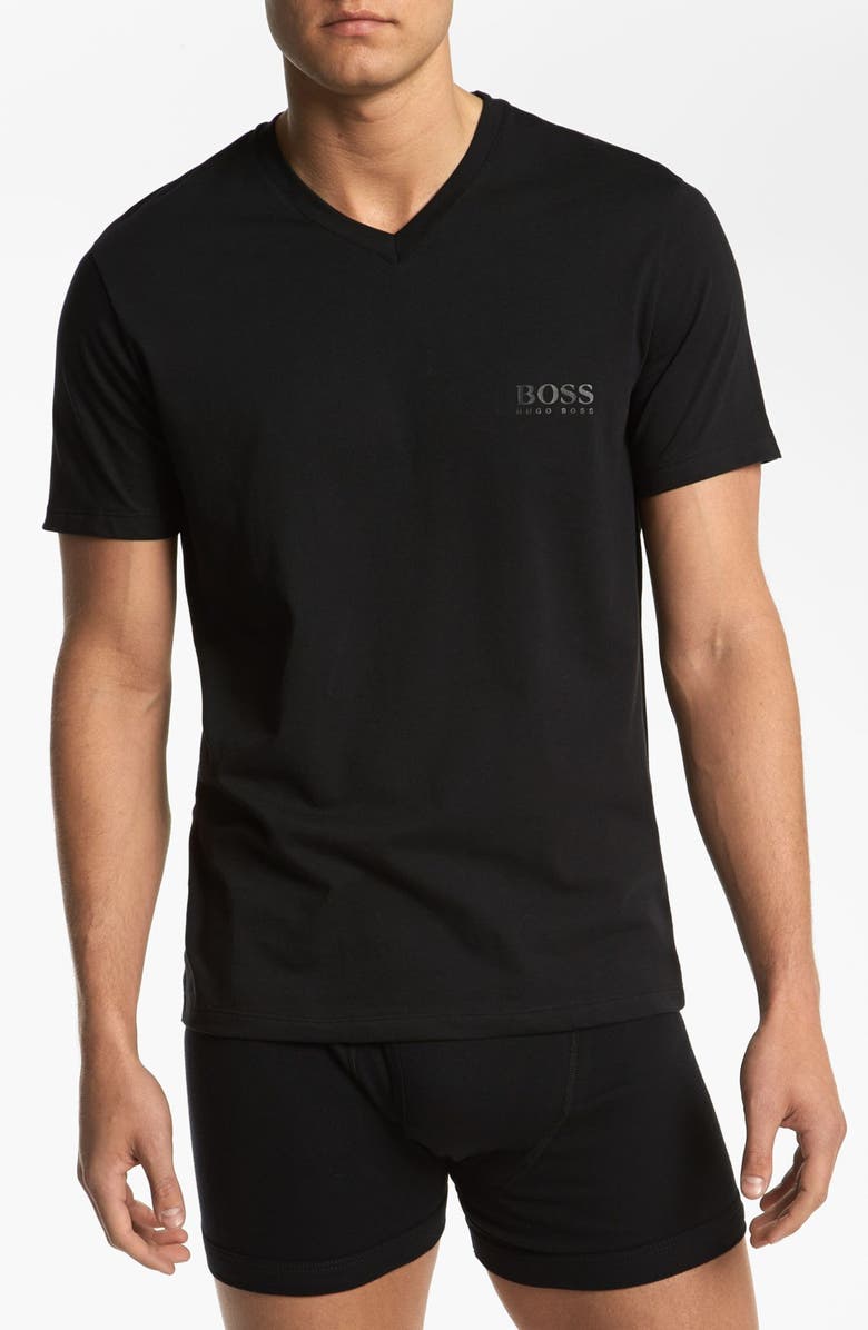Hugo boss t shirt plain Clearance