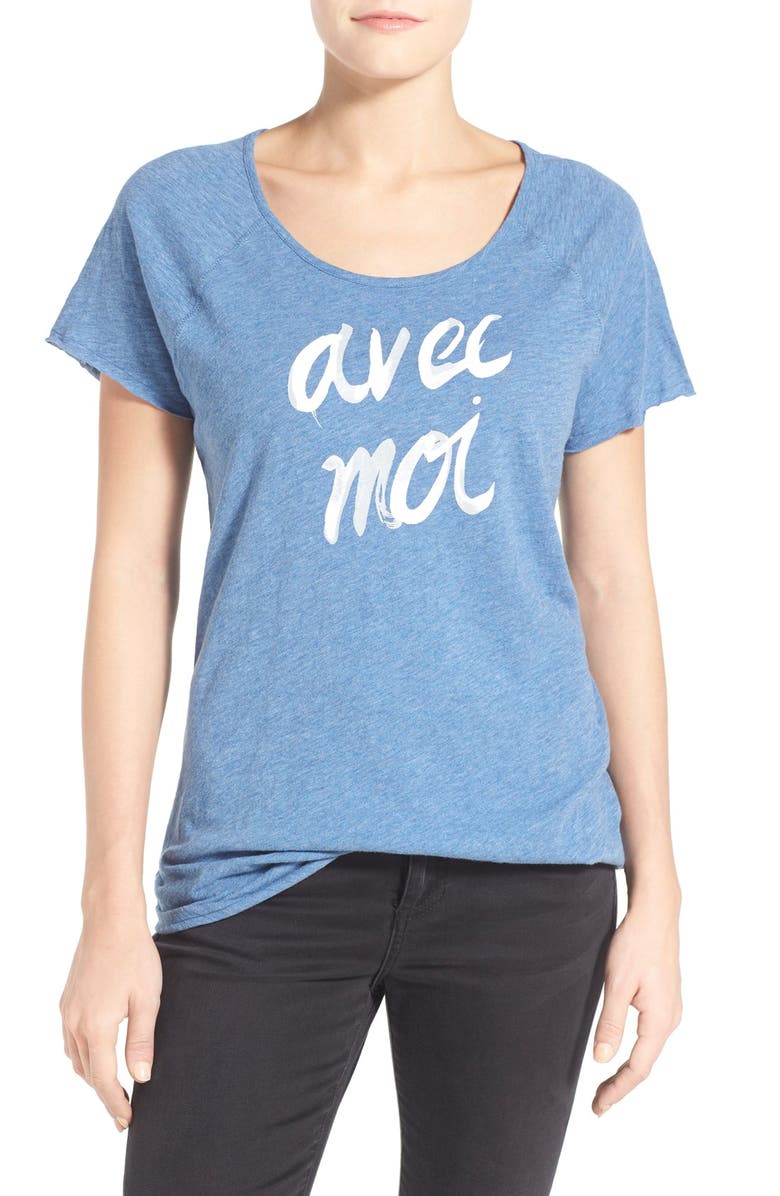 Two by Vince Camuto 'Avec Moi' Scoop Neck Tee | Nordstrom