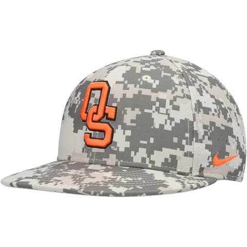 Men's Nike White Clemson Tigers Aero True Baseball Performance Fitted Hat