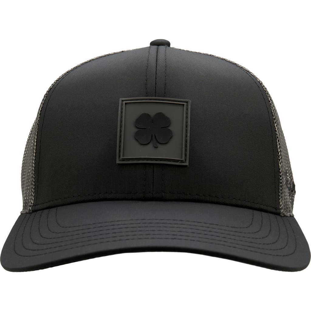 Black Clover Luck Square Patch Snapback Trucker Hat