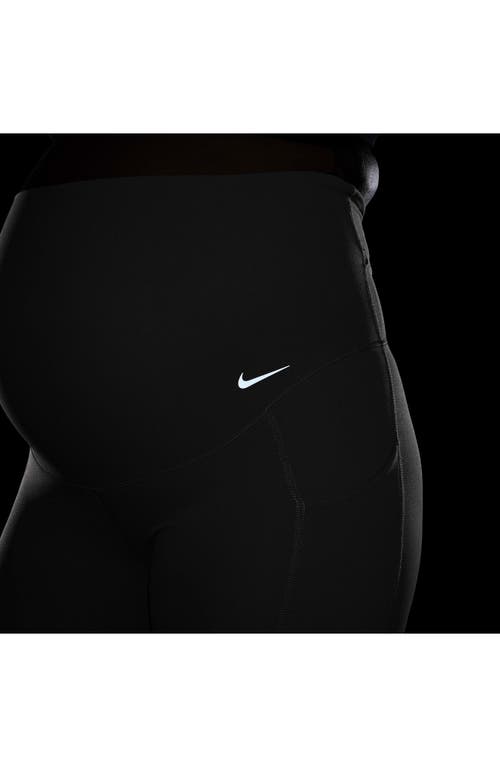 Shop Nike Zenvy Dri-fit High Waist 7/8 Maternity Leggings In Light Army