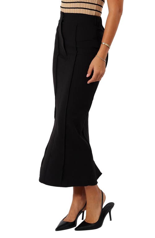 Petal And Pup Petal & Pup Wynona Pintuck Maxi Skirt In Black