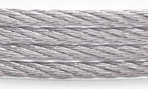 Shop Alor ® Stainless Steel 4-row Twisted Cable Bracelet In Grey