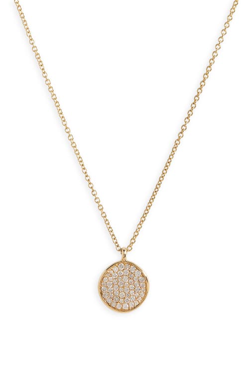 Ippolita 'Stardust - Flower' Diamond & 18k Gold Pendant Necklace in Yellow Gold at Nordstrom