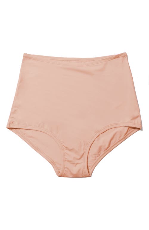 Shop Hanky Panky Yourfit™ High Waist Briefs In Almond Milk