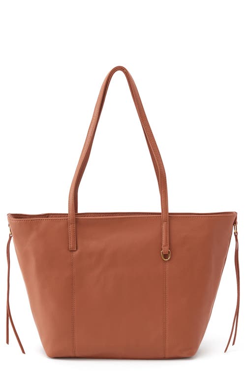 HOBO Small Kingston Leather Tote in Cashew