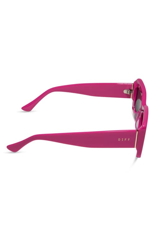 Shop Diff Indy 51mm Rectangular Sunglasses In Pink