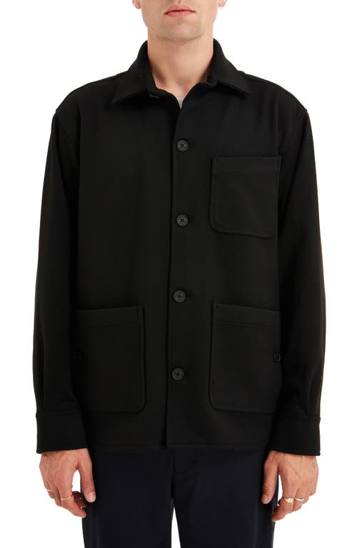 Ringstead Water Repellent Shirt Jacket in Black