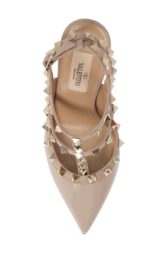 VALENTINO GARAVANI VALENTINO GARAVANI ROCKSTUD T-STRAP POINTED TOE PUMP