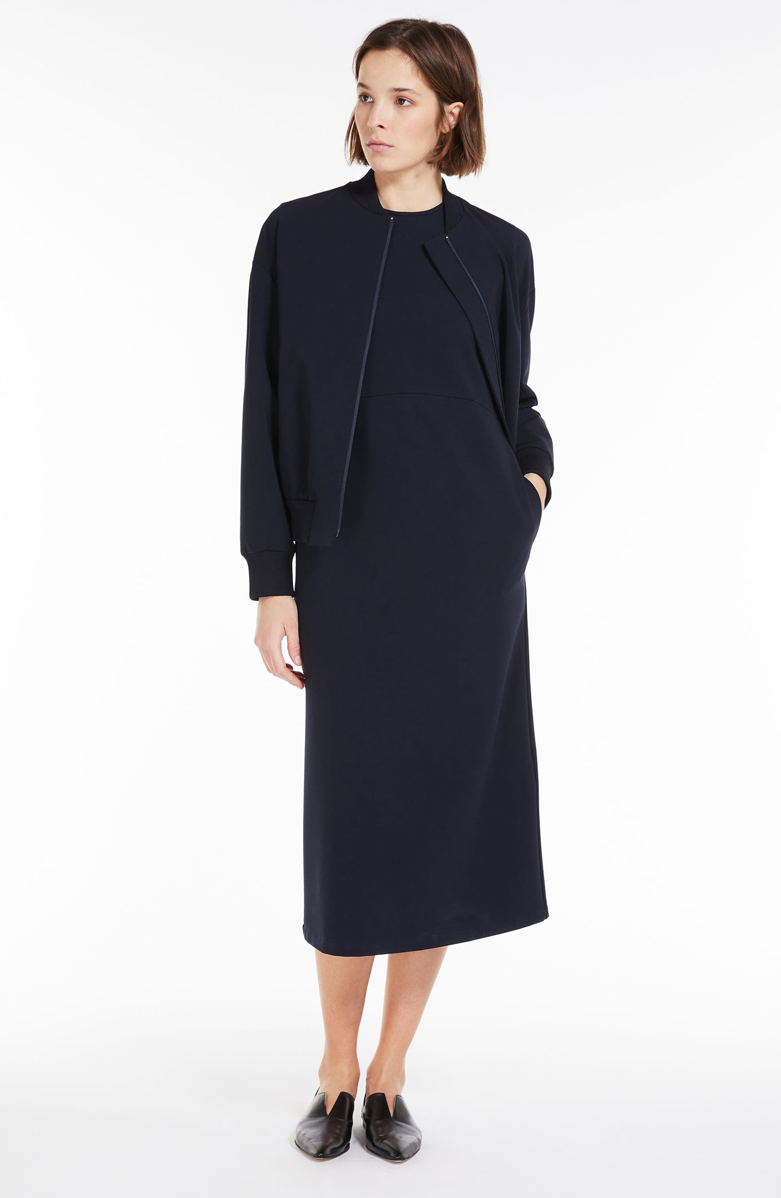 MAX MARA ワンピース Leisure Pagine midi dress844281 Max Mara LEISURE◇PAGINE◇ストレート ミディワンピース (Max