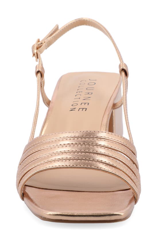 JOURNEE COLLECTION JOURNEE COLLECTION SHAYANA BLOCK HEEL SLINGBACK SANDAL