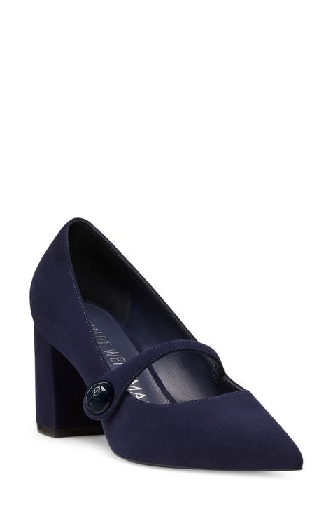 SW 75 Pointed Toe Mary Jane Pump (Women)