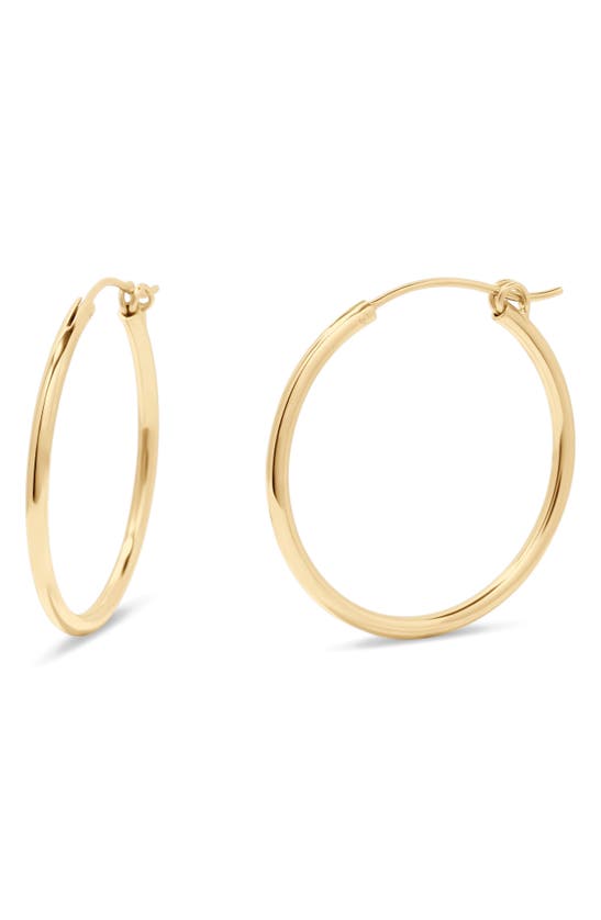 Shop Brook & York Brook And York Nellie Hoop Earrings In Gold - 29mm