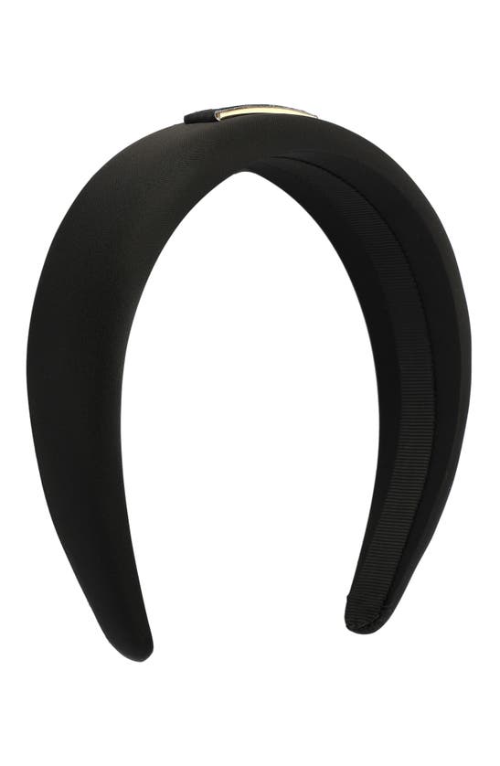 Shop Kate Spade Sam Woven Headband In Black