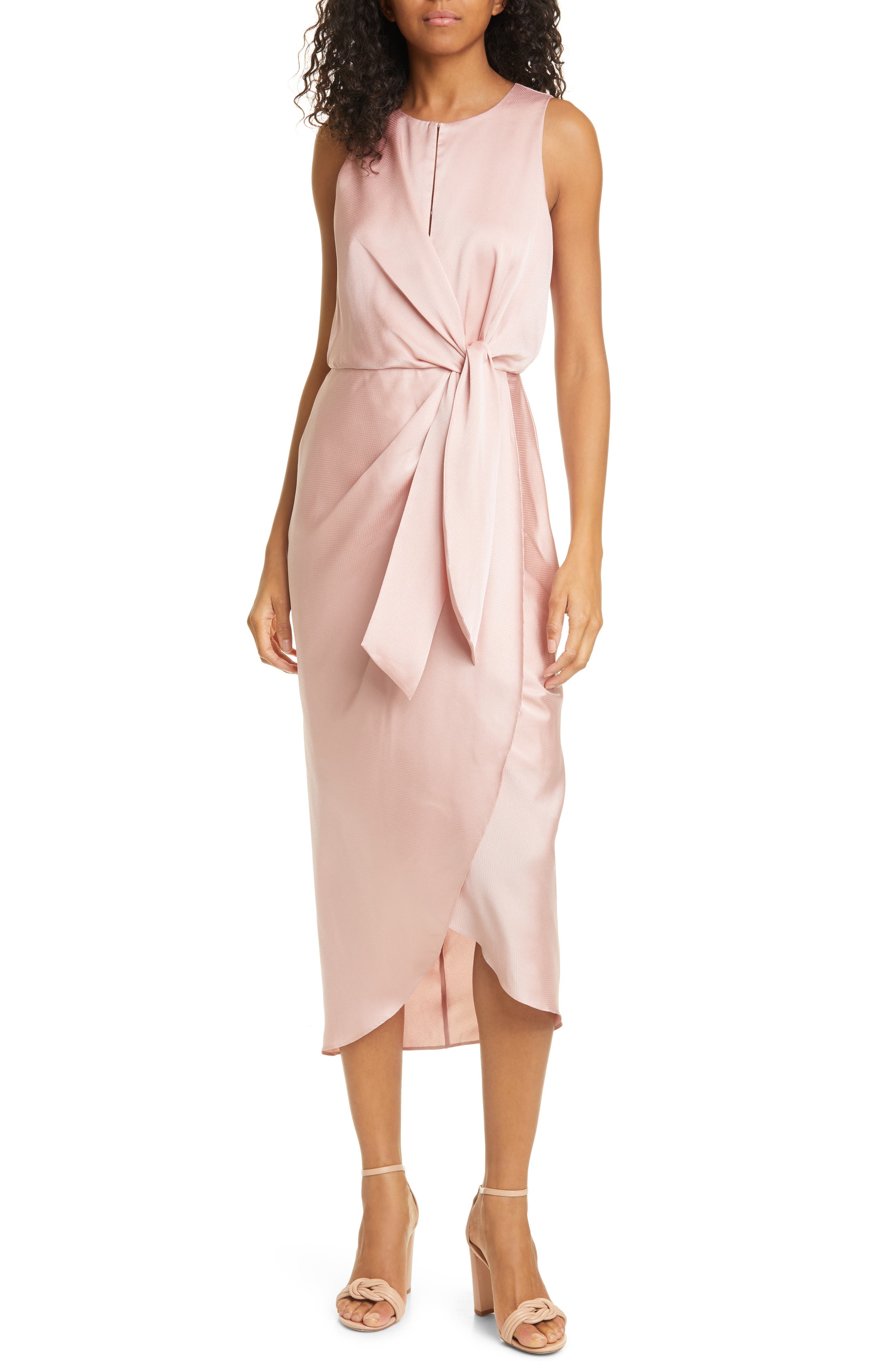 ted baker light pink dress