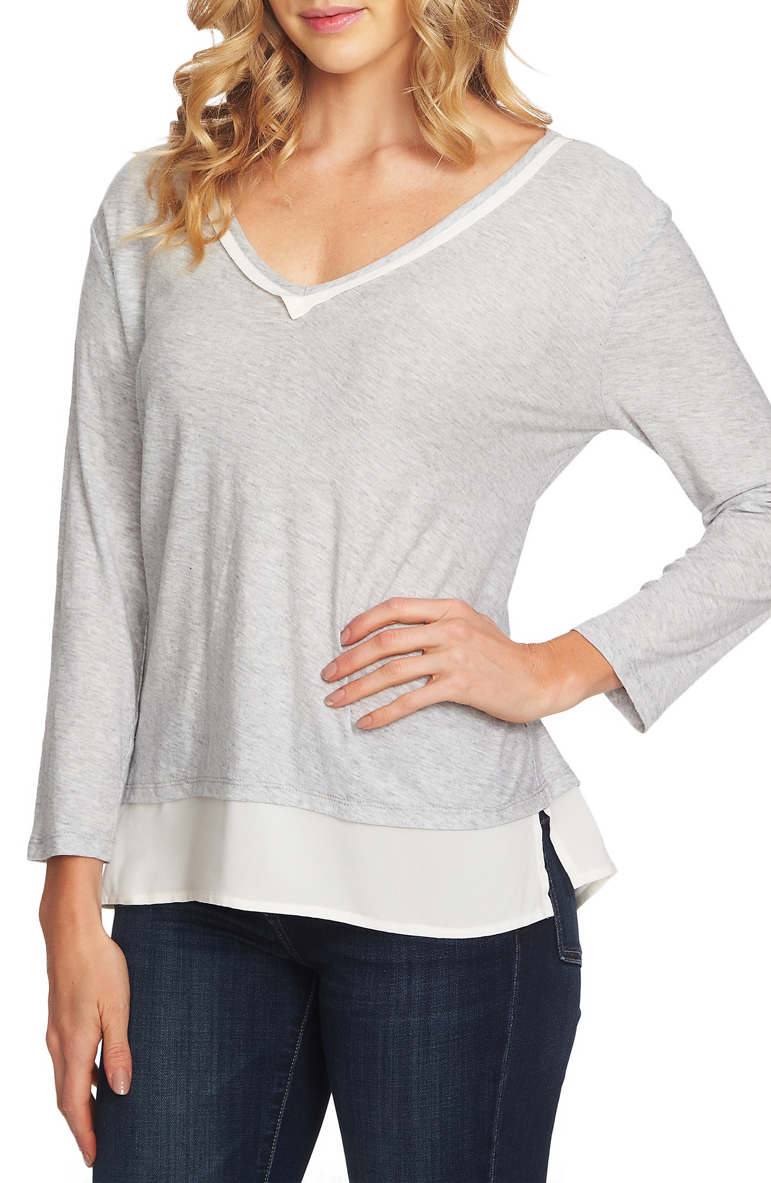 vince camuto layered look top