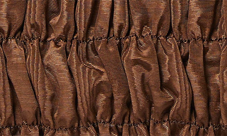 Shop Loeffler Randall Barry Textured Mini Shoulder Bag In Chocolate