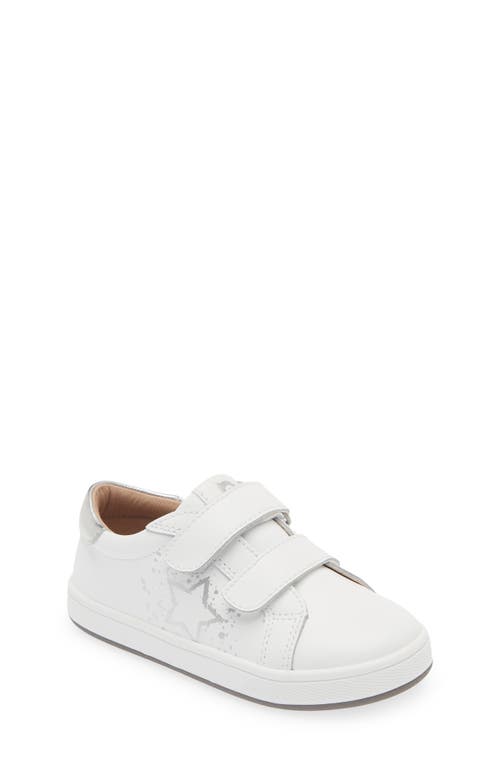 Old Soles Kids' Splash Sneaker In Snow/silver/grey Sole