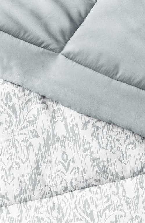 Homespun Premium Down Alternative English Countryside Reversible Comforter Set In Light Gray