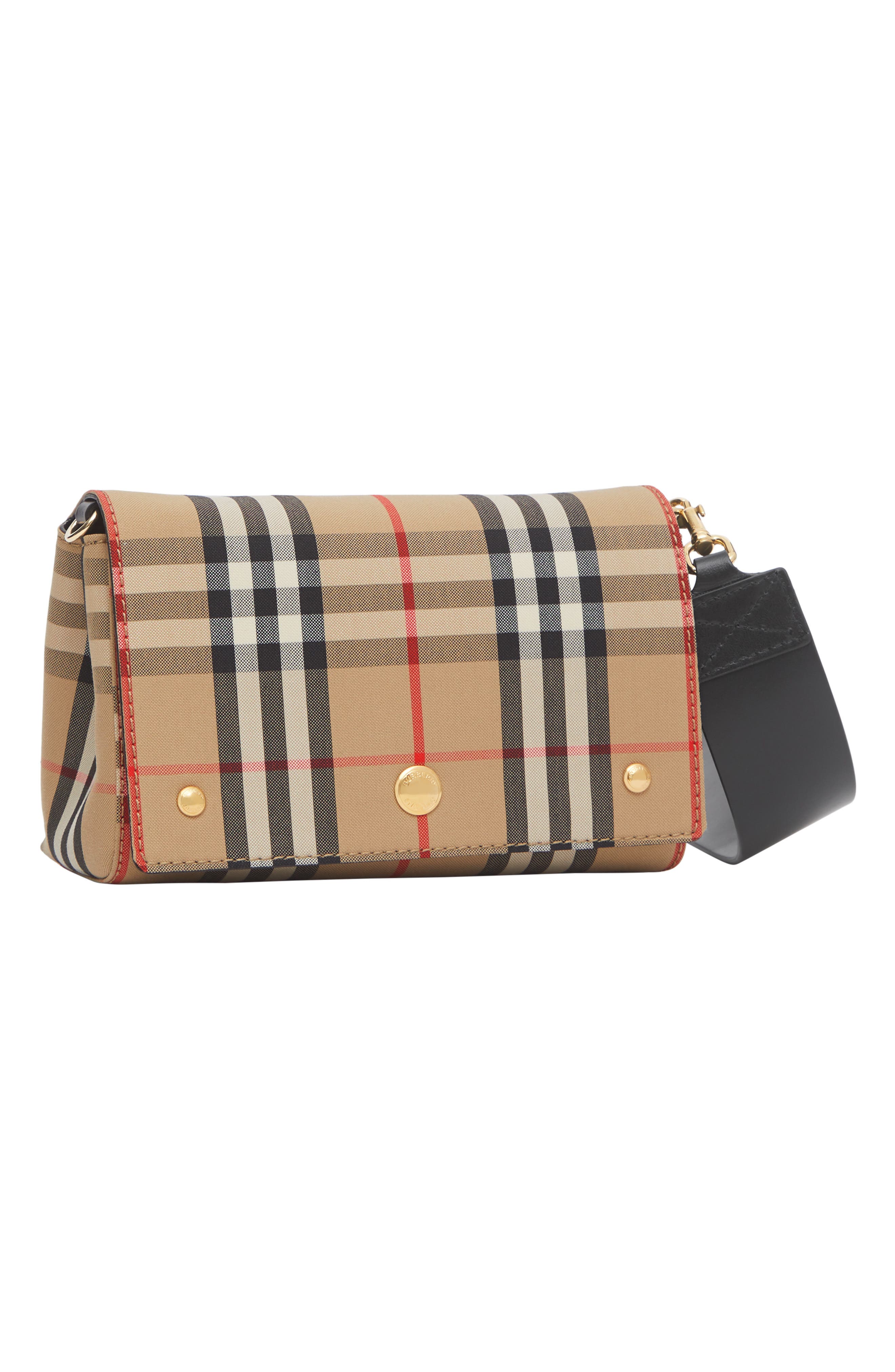 Burberry Small Vintage Check & Leather Crossbody Bag Nordstrom