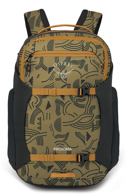 Osprey Proxima 30-liter Campus Backpack In Find The Way Print/black