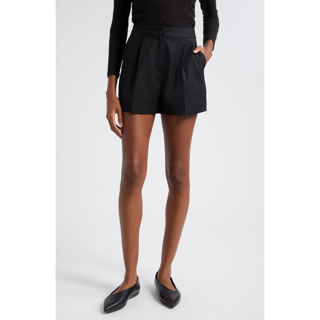 Atm Anthony Thomas Melillo Satin-twill Shorts In Black