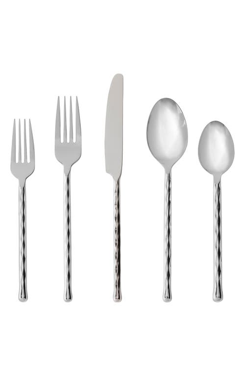 Fortessa Spindle 5-Piece Place Setting in Silver at Nordstrom