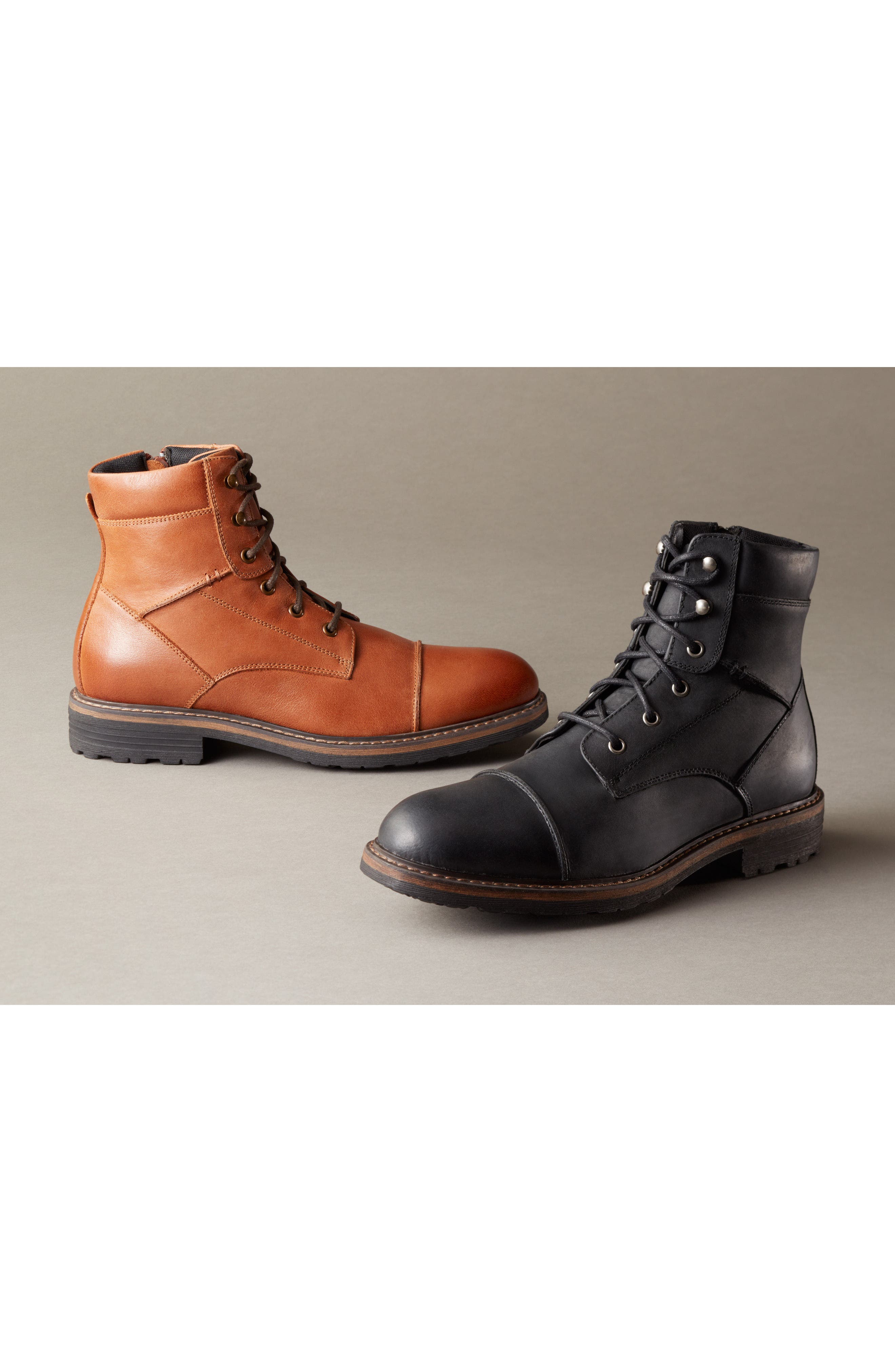 derek cap toe boot