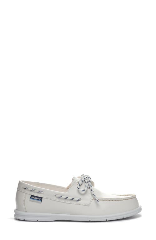 Shop Sebago Jackman Boat Shoe In White