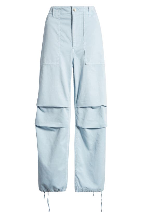Shop Rag & Bone Savannah High Waist Twill Utility Pants In Light Blue