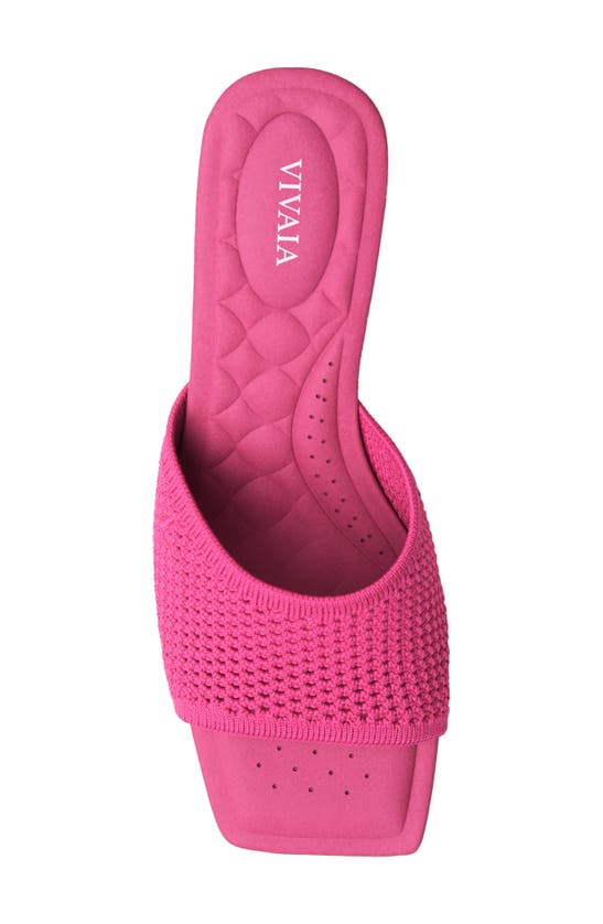 Shop Vivaia Juliet Pro Slide Sandal In Pitaya Mesh
