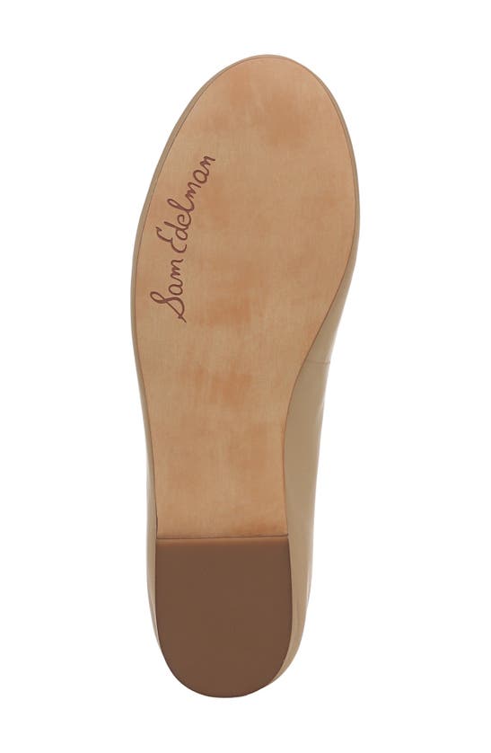 Shop Sam Edelman Flora Ballet Flat In Soft Beige