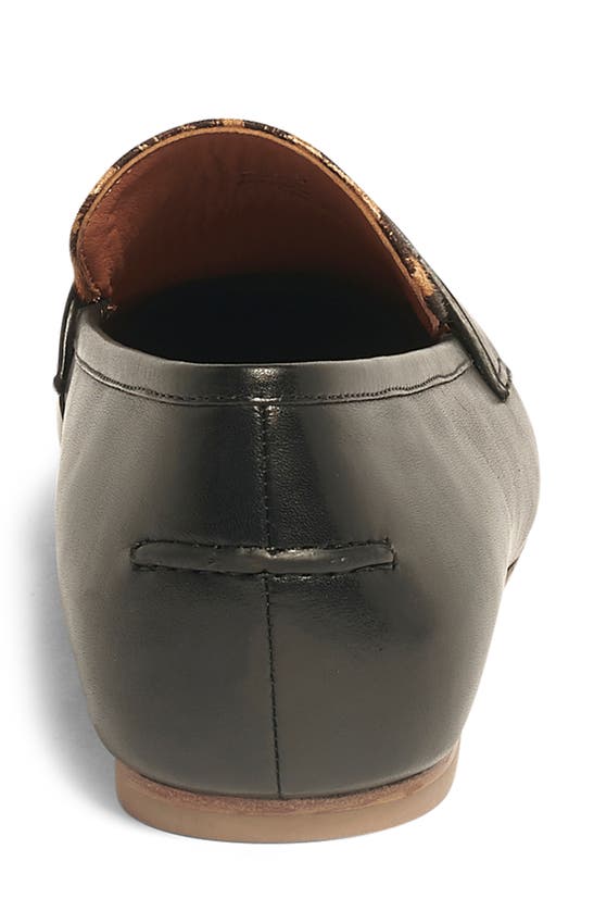 Anthony Veer Nancy Genuine Calf Hair Loafer In Black
