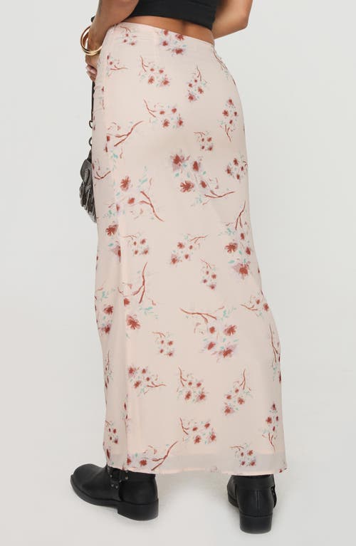 Princess Polly Sunbliss Floral Maxi Skirt In Pink