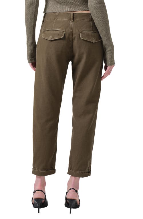 Citizen Of Humanity Citizens Of Humanity Carter Sateen Crop Utility Pants In Vint Costes