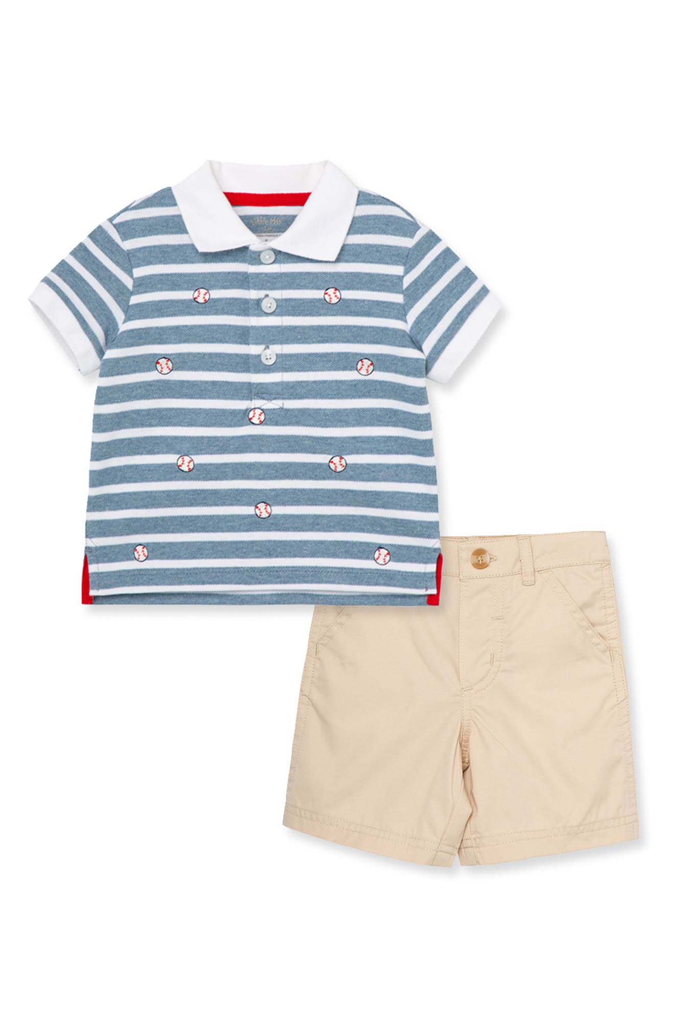 Nautica Baby Boys Henley Top W/ Shorts 24M Select SZ/Color. 