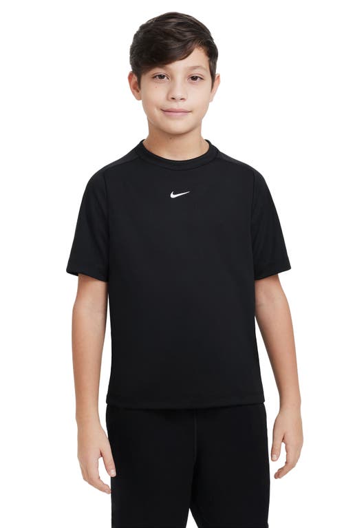 Nike Kids' Dri-FIT Icon Training T-Shirt in Black/White