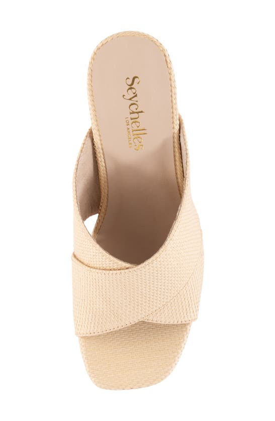 Shop Seychelles Papaya Slide Sandal In Beige