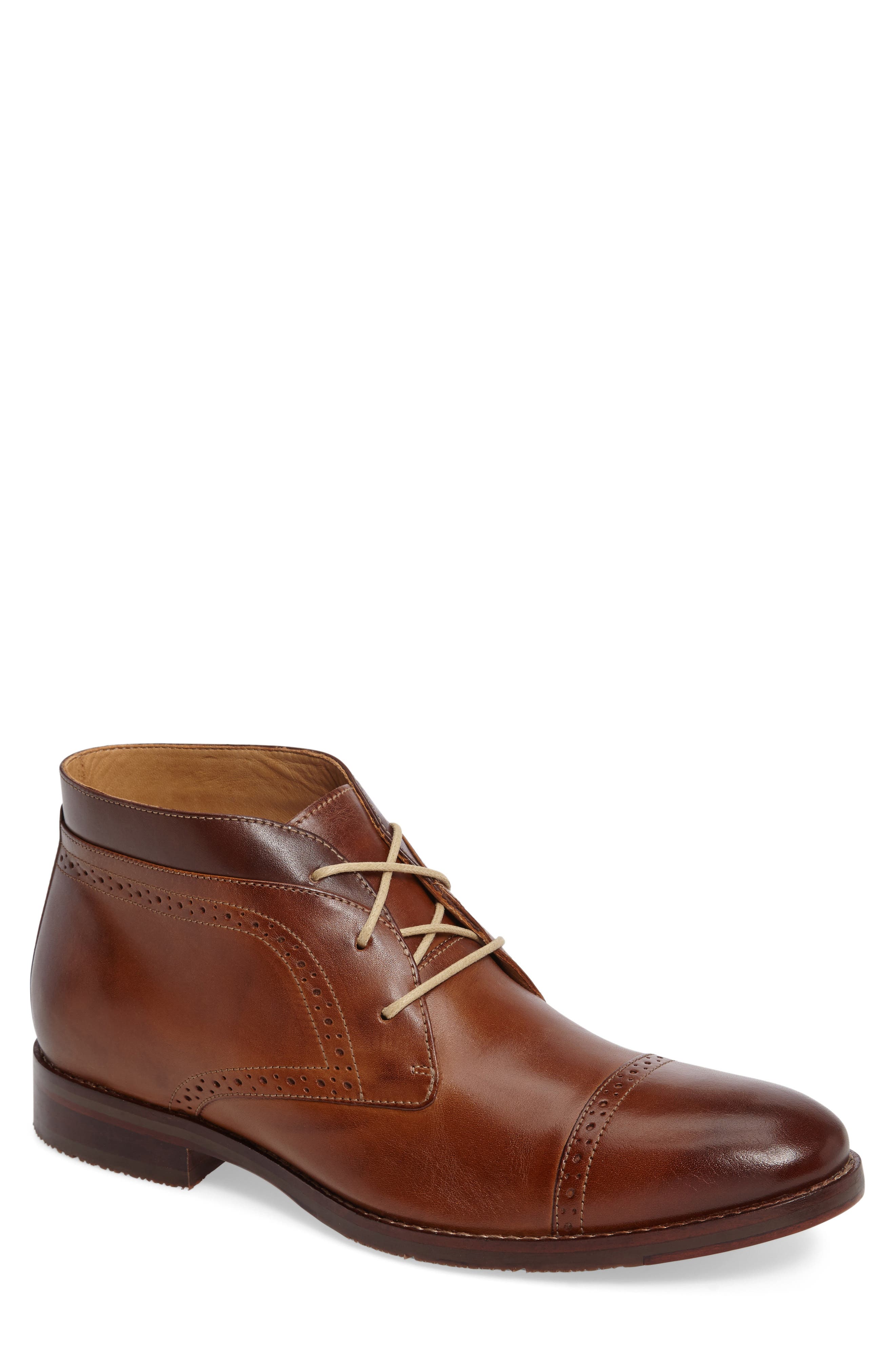 Johnston & Murphy Garner Cap Toe Chukka Boot (Men) Nordstrom