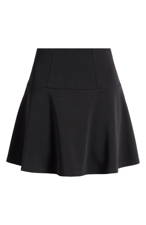 Jade Flare Skirt in Black