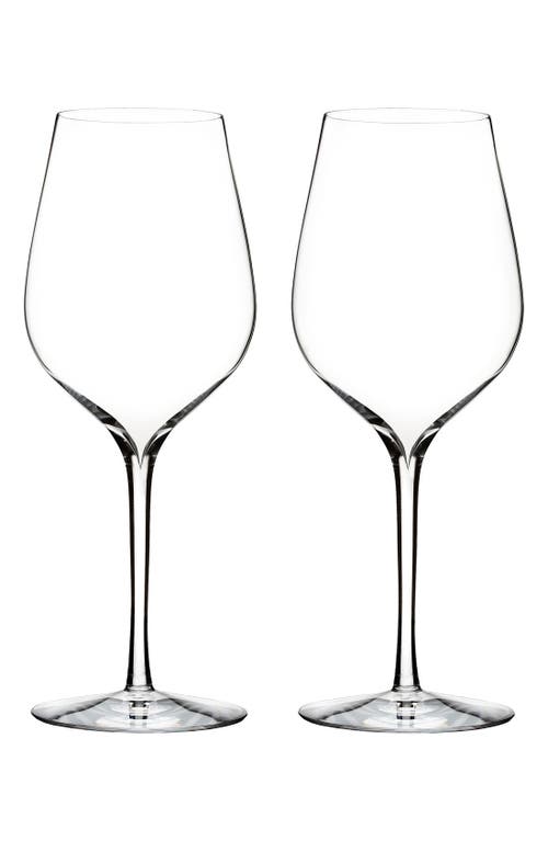 Waterford 'Elegance' Fine Crystal Sauvignon Blanc Glasses in Clear at Nordstrom