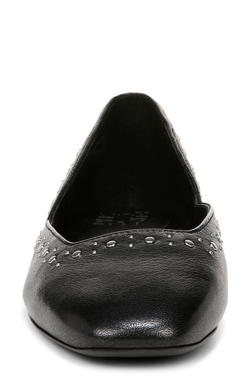 Naturalizer Cody Skimmer Flat In Black Leather