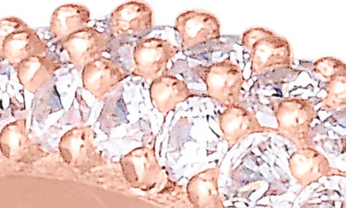 Glaze Jewelry Pavé Cubic Zirconia Eternity Band Ring In Rose Gold