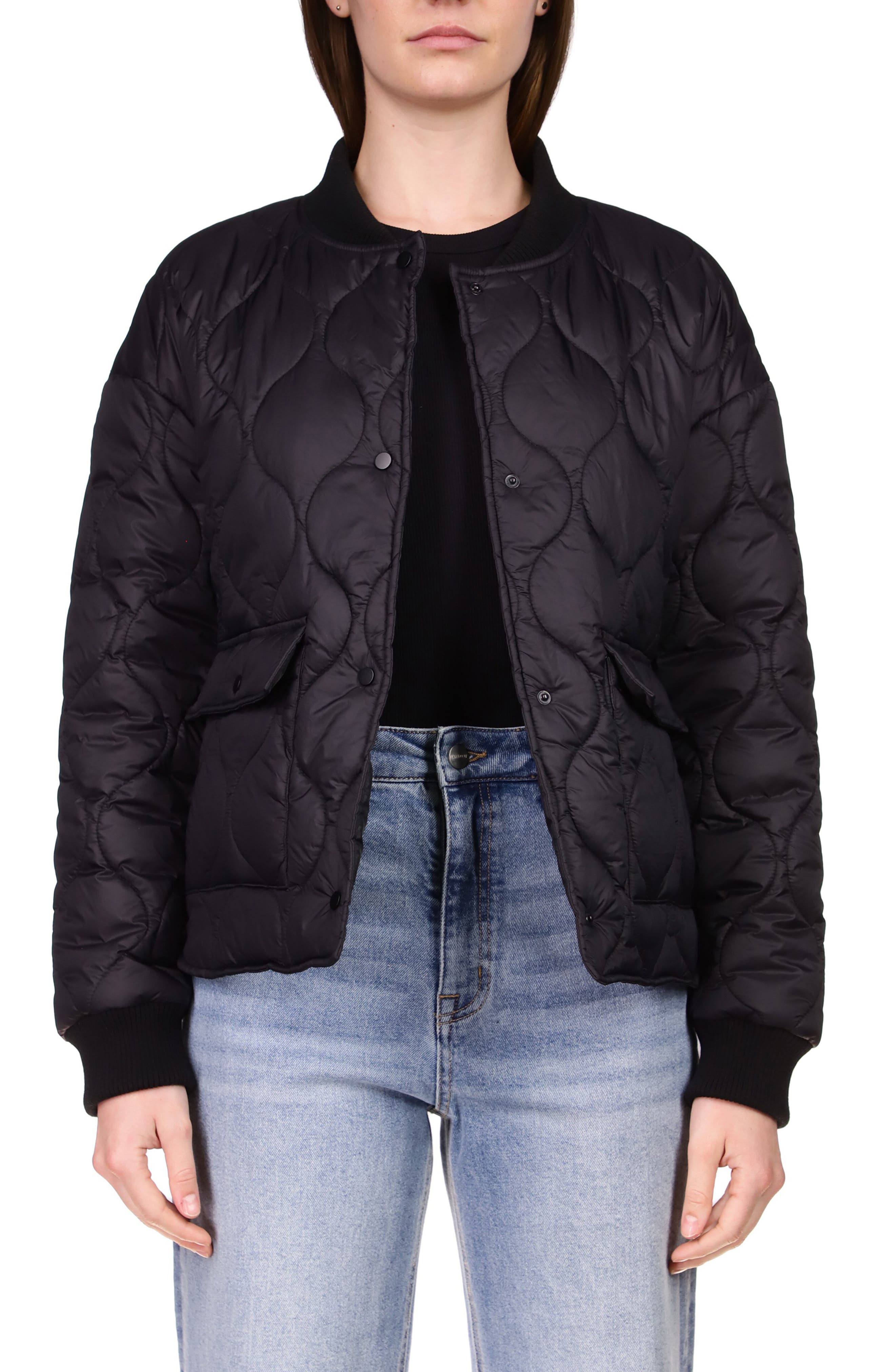 quilted bomber jacket | Nordstrom