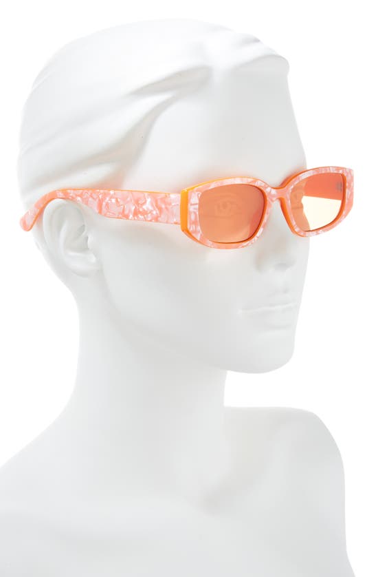 Shop Bp. 48mm Rectangular Sunglasses In Orange