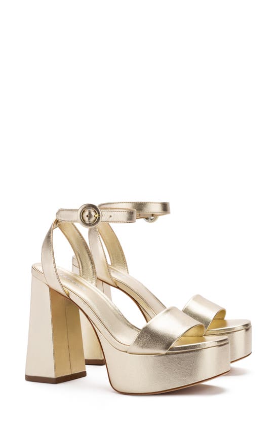 LARROUDE DOLLY ANKLE STRAP PLATFORM SANDAL