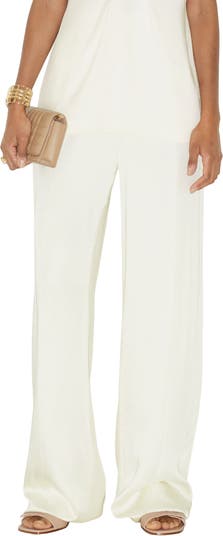 Burberry Jane Satin Wide Leg Pants