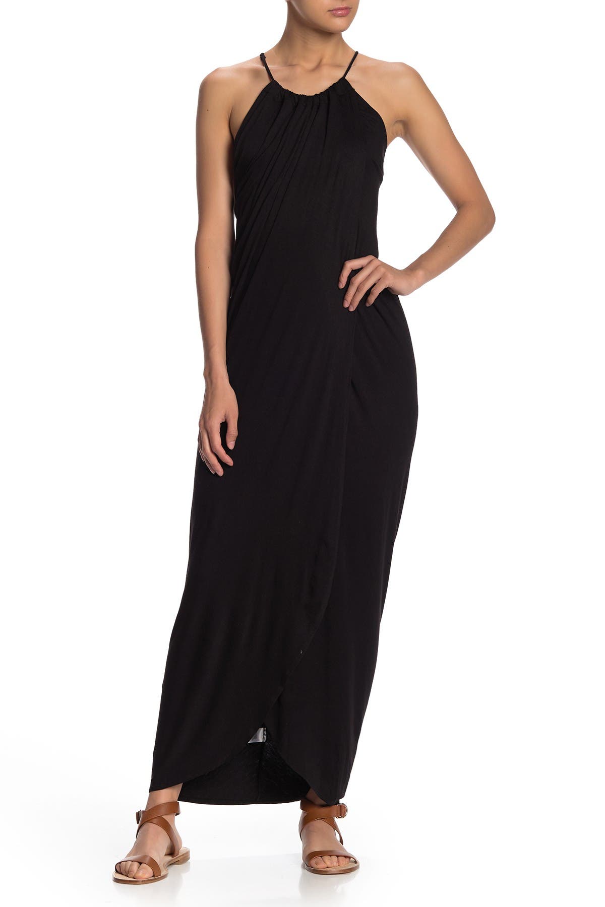 nordstrom black maxi dress