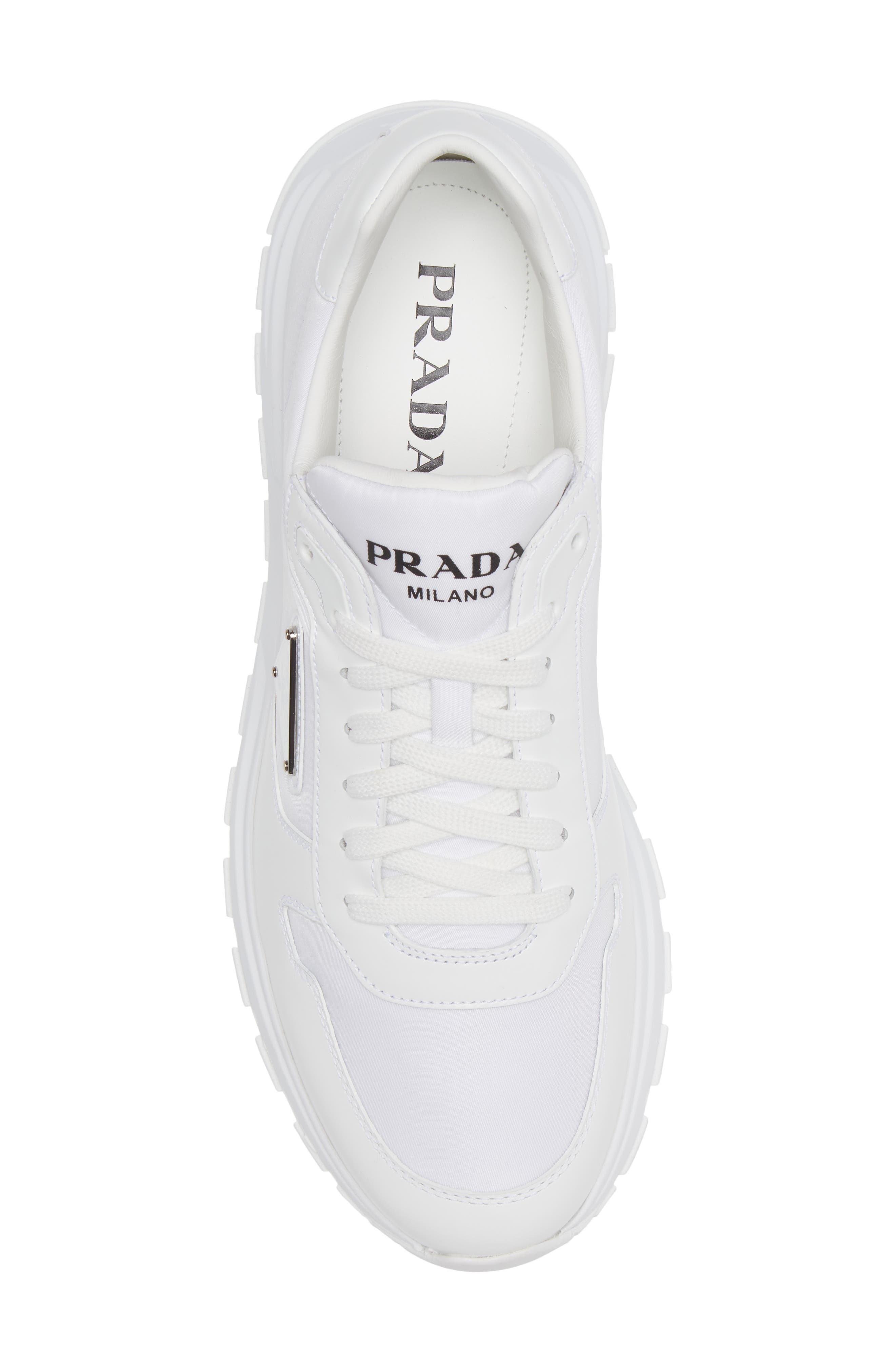 Prada Prax 1 Mixed Media Sneaker | Nordstrom